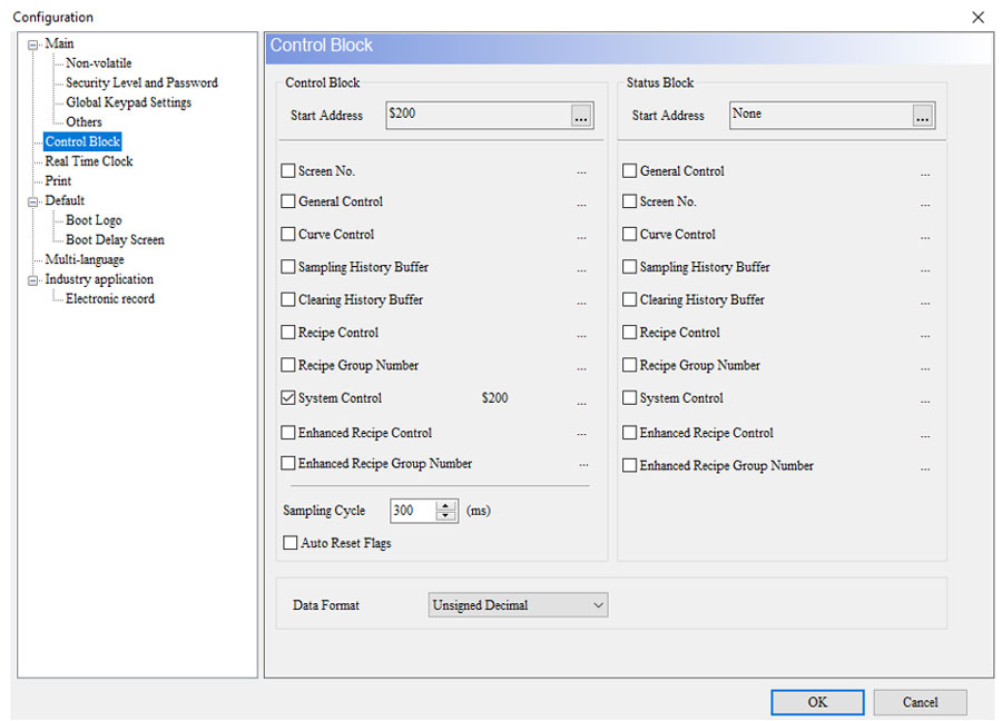 Configuration Control Block