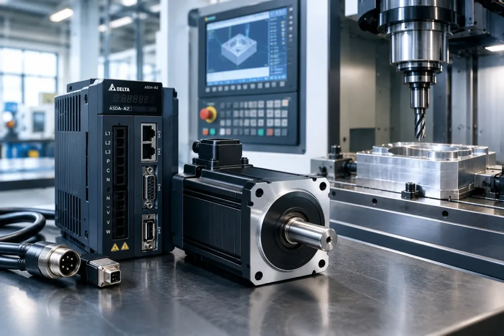چگونه سروو موتور مناسب برای دستگاه CNC و ماشین‌آلات صنعتی انتخاب کنیم؟